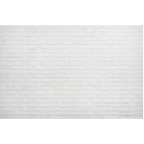 papel de parede tijolinho branco valor Indianópolis